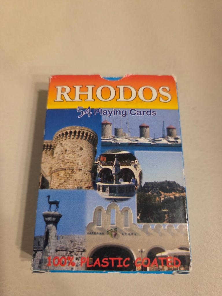 Nieuw gesealde speelkaarten Rhodos, Verzamelen, Ophalen of Verzenden, Nieuw, Speelkaart(en)