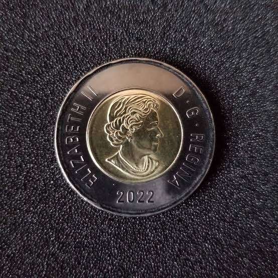 Canada - 2 dollar 2022 - Black Ring, Verzenden, Noord-Amerika, Losse munt