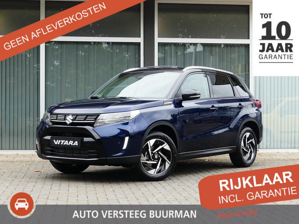 Suzuki Vitara 1.4 Boosterjet Style Smart Hybrid PANORAMADAK,, Auto's, Suzuki, Voorwielaandrijving, 12 maanden, Stof, 4 cilinders