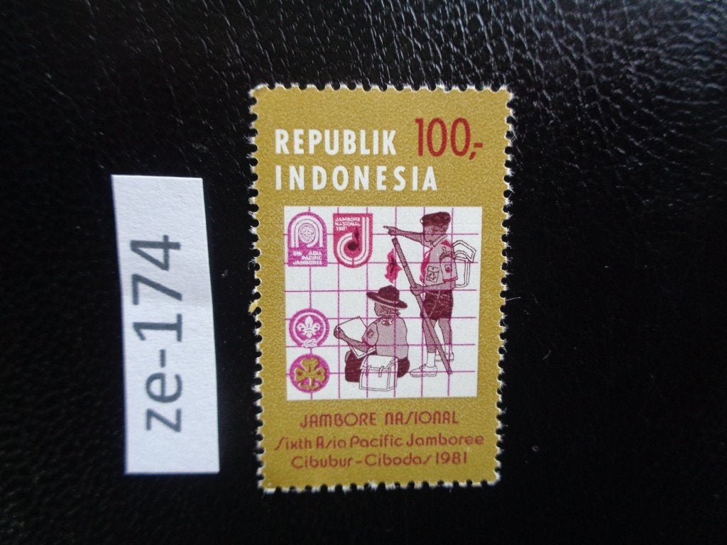 indonesie - scout jamboree / postfris 1981 (ze-174), Postzegels en Munten, Ophalen of Verzenden, Postfris, Zuidoost-Azië