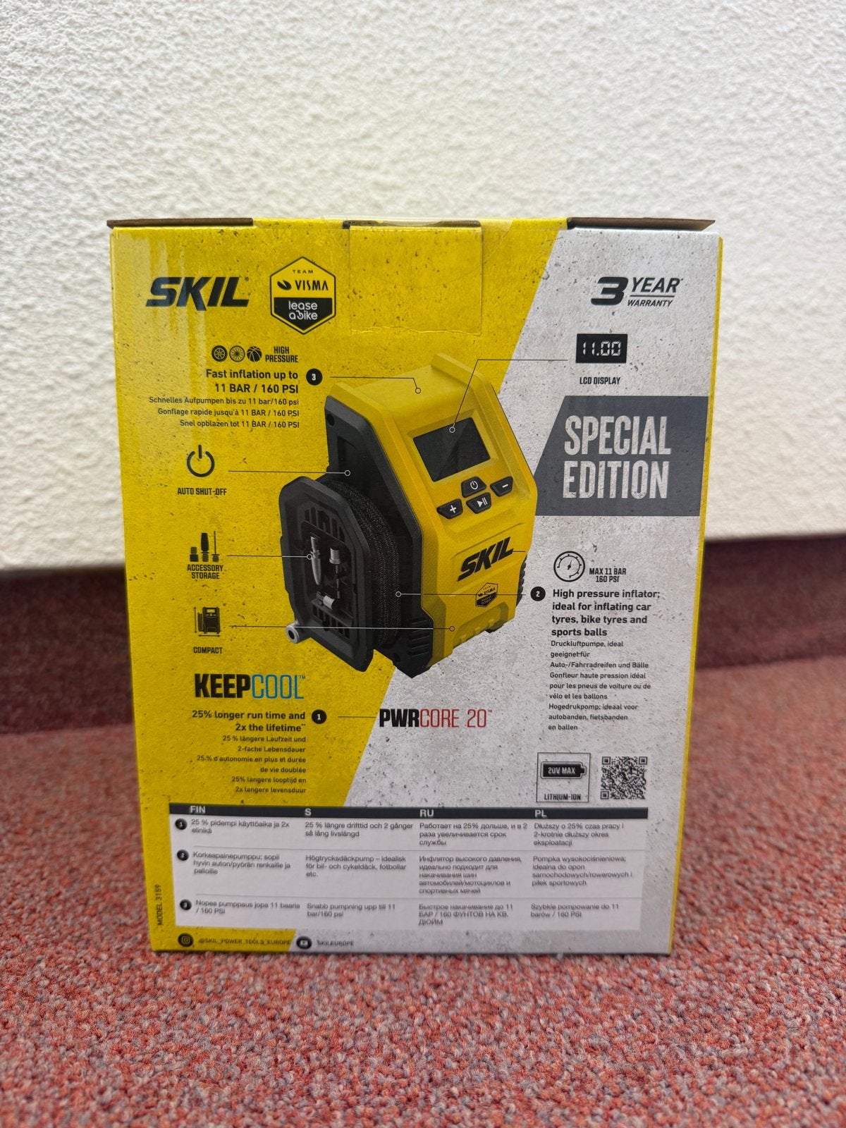SKIL PWRCORE 20V Hogedruk Inflator - Nieuw in doos, Ophalen of Verzenden, Elektrisch, Nieuw
