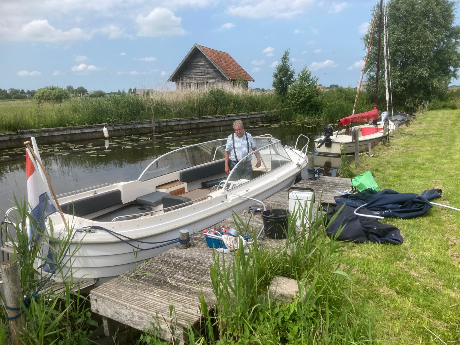 Agder 630  spitsgat (sloep), Watersport en Boten, Rondzit, Gebruikt, 1.90 meter, Binnenboordmotor