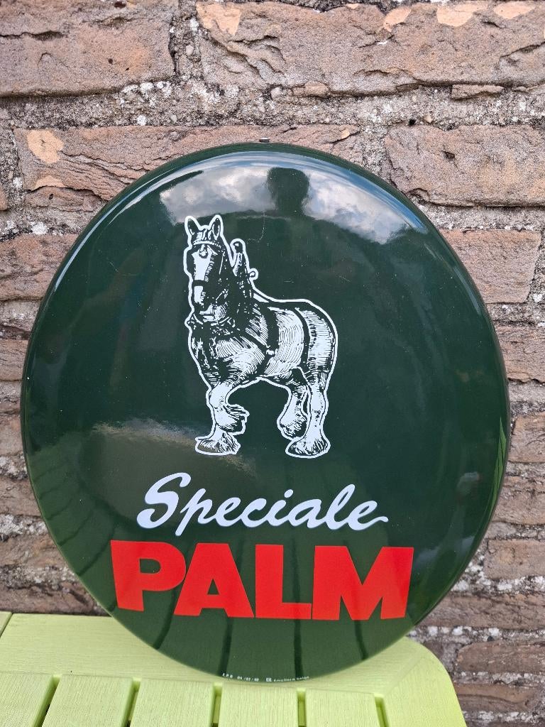 Emaillebord Palm bier, Ophalen of Verzenden, Nieuw, Reclamebord, Plaat of Schild, Palm