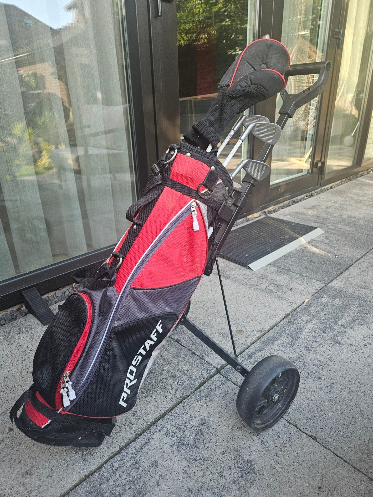Wilson Prostaff Golfset voor kinderen met Golftas en Trolley, Sport en Fitness, Ophalen, Gebruikt, Set, Overige merken