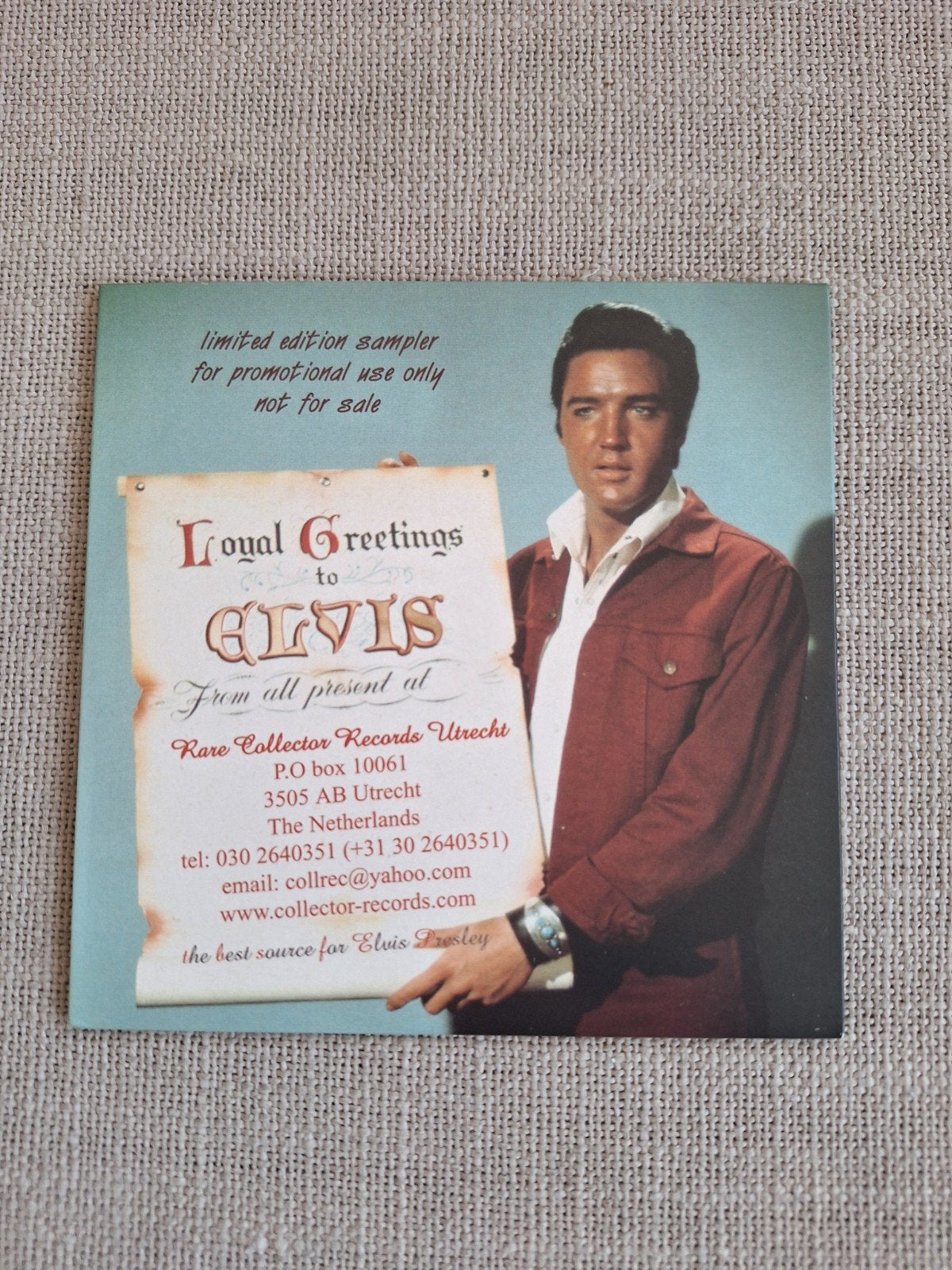 Elvis Presley Limited Edition Sampler CD - Promo, Ophalen of Verzenden
