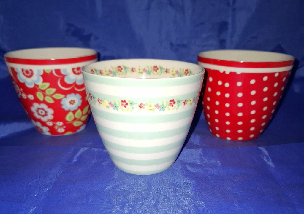 GreenGate Copenhagen Latte Cups, Ophalen of Verzenden, Zo goed als nieuw, Overige stijlen, Kop(pen) en/of Schotel(s)