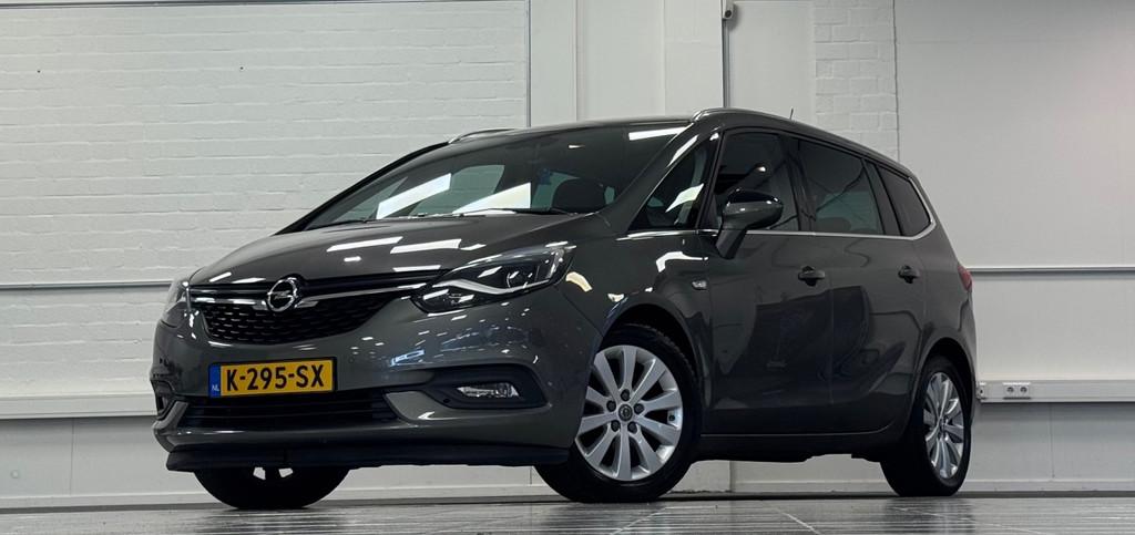 Opel Zafira 1.4 Turbo Online Edition 7p. Trekhaak 100% Onder, Auto's, Opel, 4 cilinders, 7 stoelen, Parkeersensor, Bedrijf