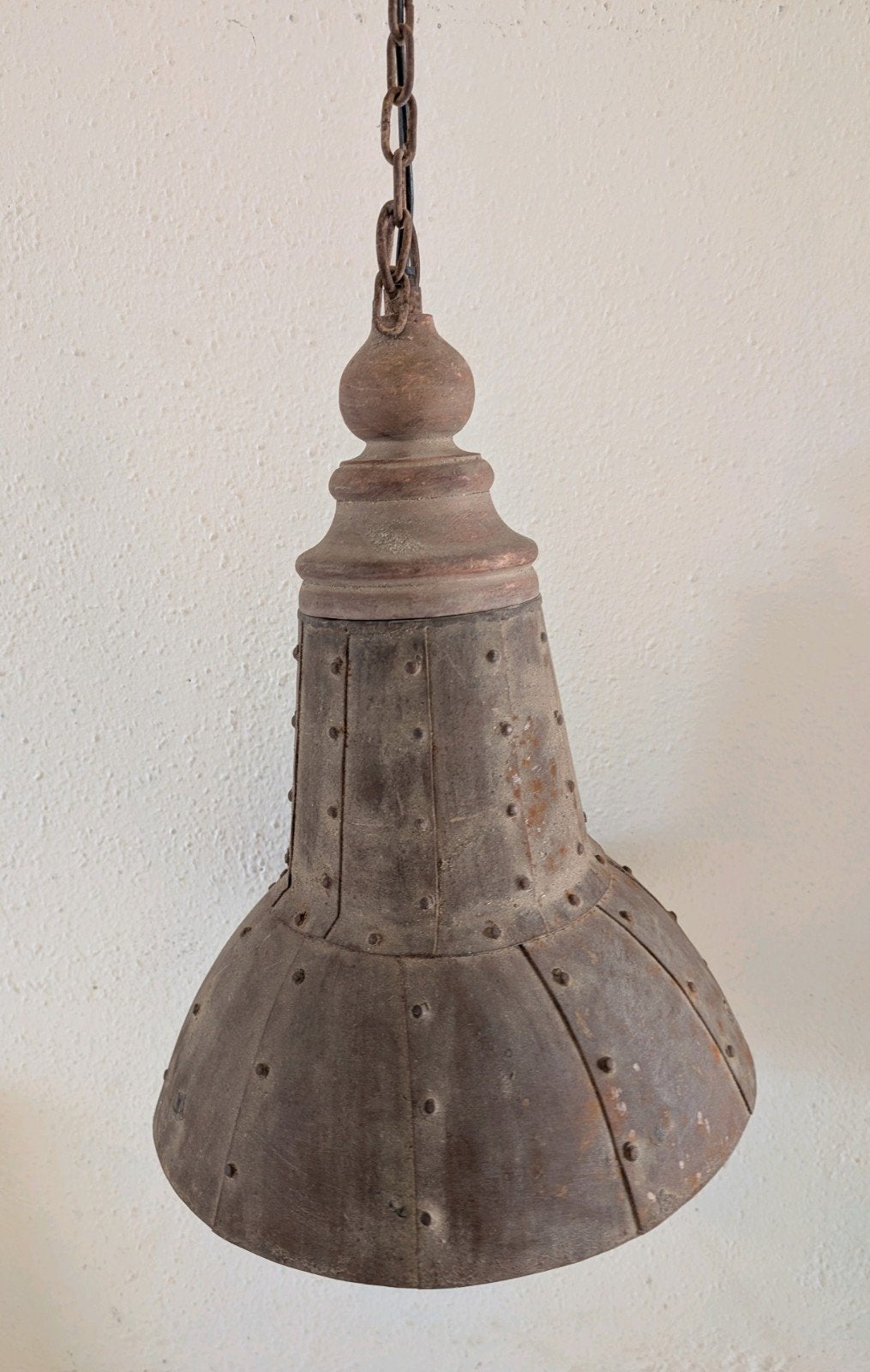 Hoffz industriële hanglamp, Ophalen of Verzenden, Gebruikt, Metaal, E27 (groot)