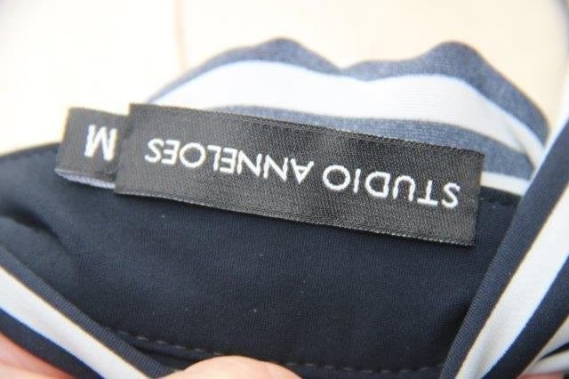 Jurk donkerblauw/ licht blauw Studio Anneloes mt M travel Va, Maat 38/40 (M), Studio Anneloes, Blauw, Ophalen of Verzenden