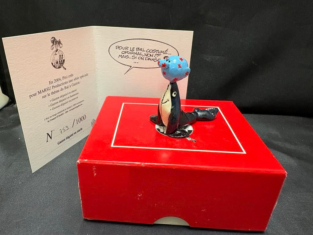 Gaston Lagaffe Pixi beeldje 3750 - Zeeleeuw verkleed - Guust, Ophalen of Verzenden, Zo goed als nieuw