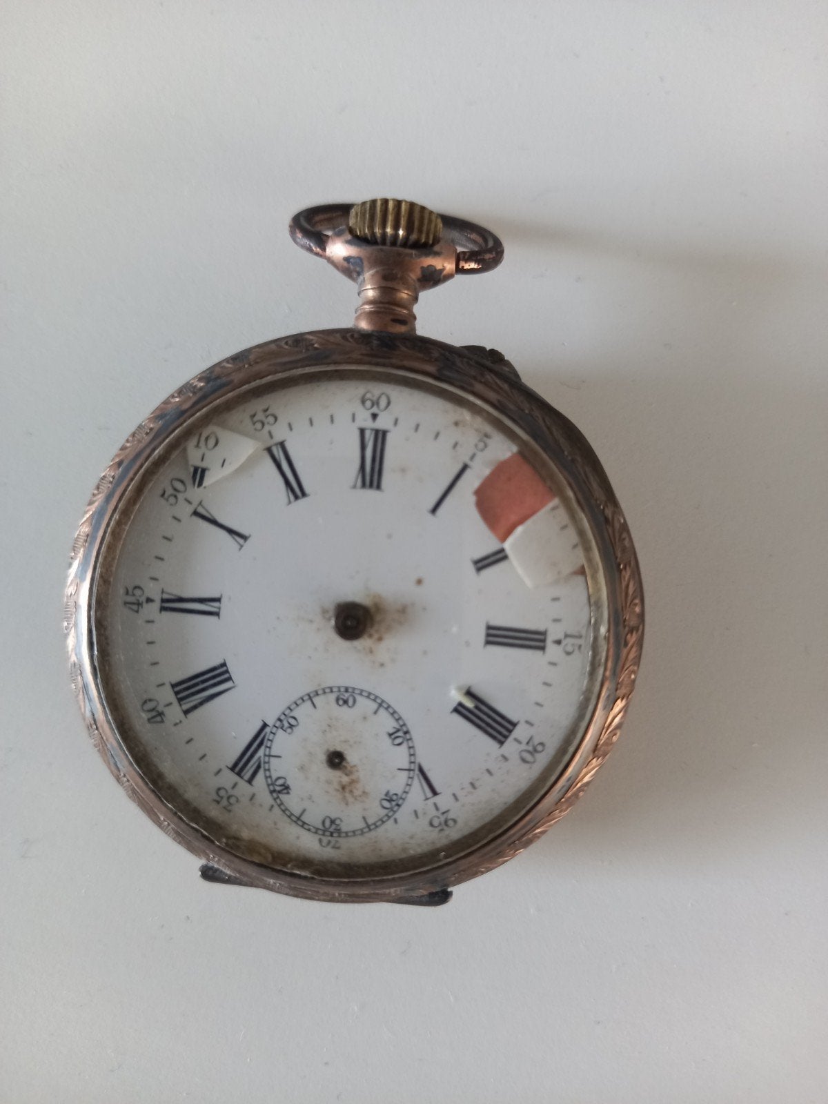 Zilveren zakhorloge, Ophalen of Verzenden, Zilver, Overige merken, 1900 tot 1930