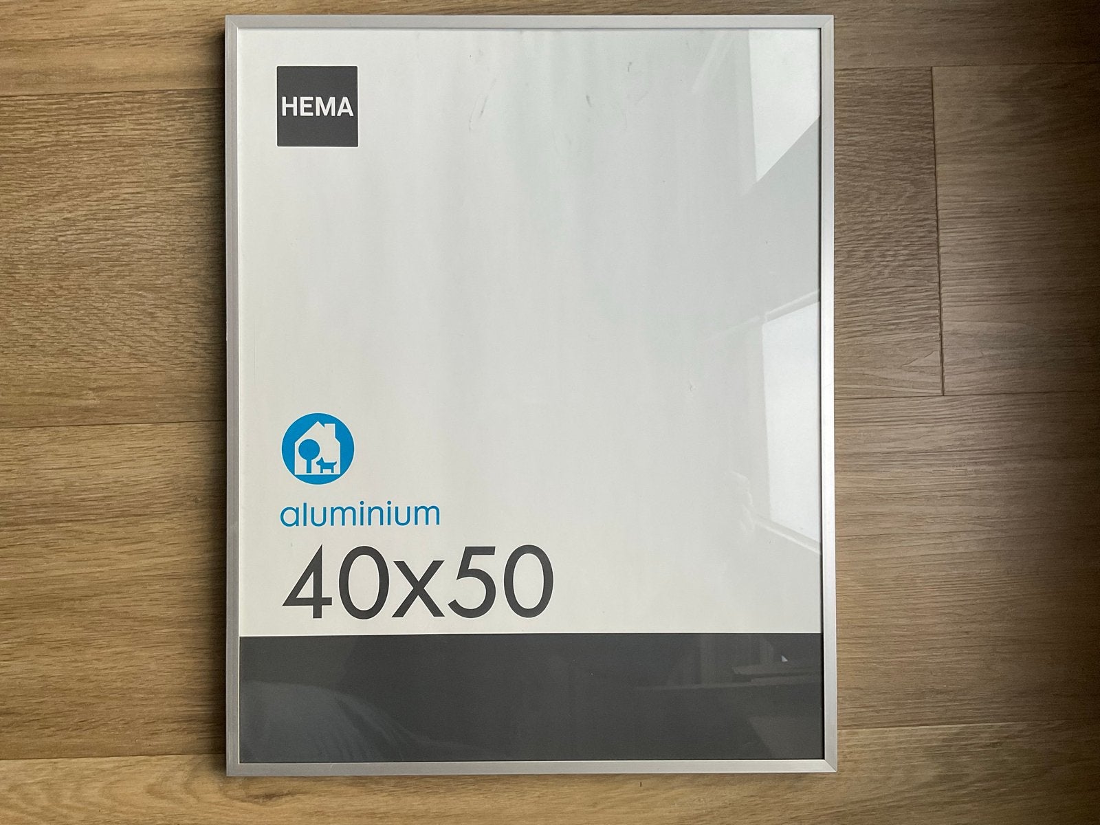 Hema aluminium lijst 40x50 cm voor poster/schilderij, Ophalen, Nieuw, Posterlijst, Met glas