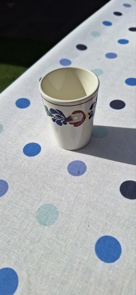 Boerenbont  beker voor lepeltjes, Huis en Inrichting, Keuken | Servies, Ophalen of Verzenden, Zo goed als nieuw, Aardewerk, Overige typen