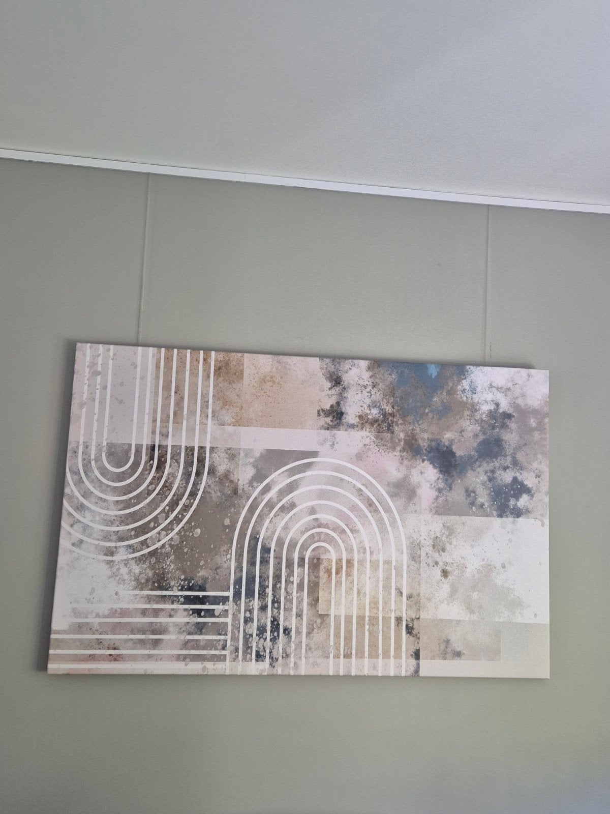 canvas schilderij, Ophalen