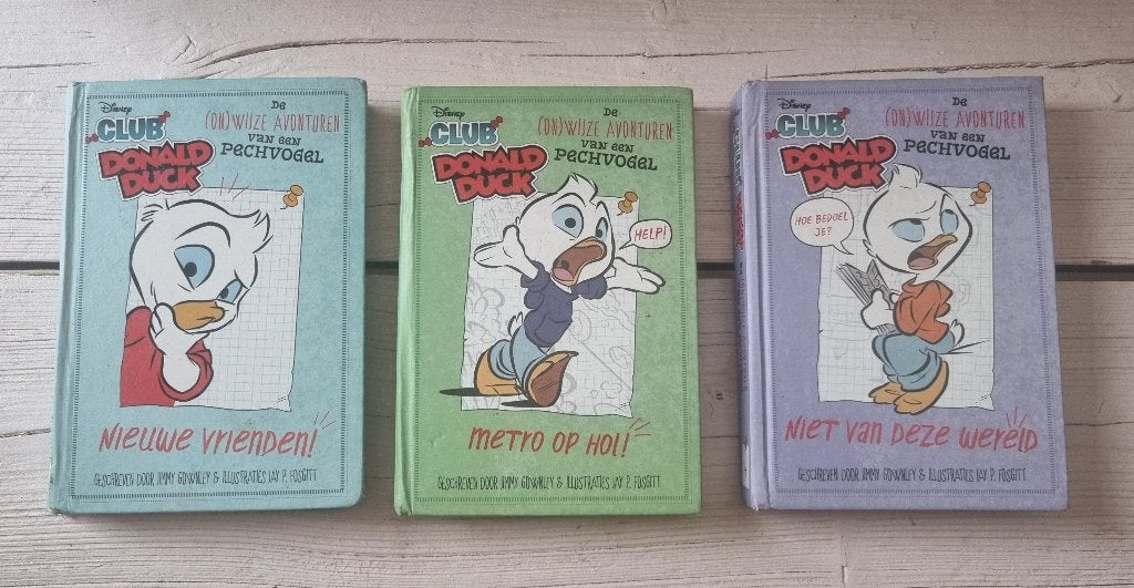 Donald Duck Club: De (On)wijze Avonturen van een Pechvogel, Boeken, Disney, Meerdere stripboeken, Ophalen, Gelezen