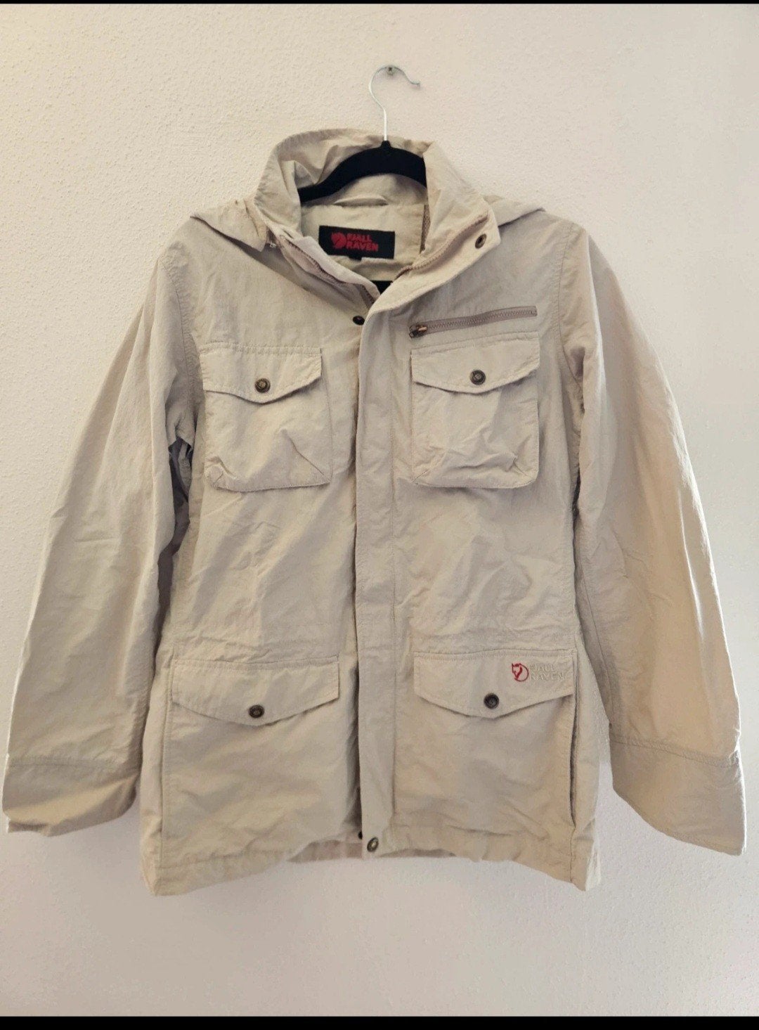 Fjällräven Outdoor Jas Maat S Beige, Beige, Ophalen of Verzenden, Zo goed als nieuw, Fjällräven
