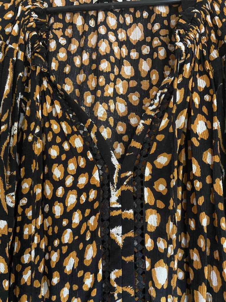 Prachtige blouse Miss June Paris M viscose, Kleding | Dames, Maat 38/40 (M), Meerkleurig, Ophalen of Verzenden, Zo goed als nieuw