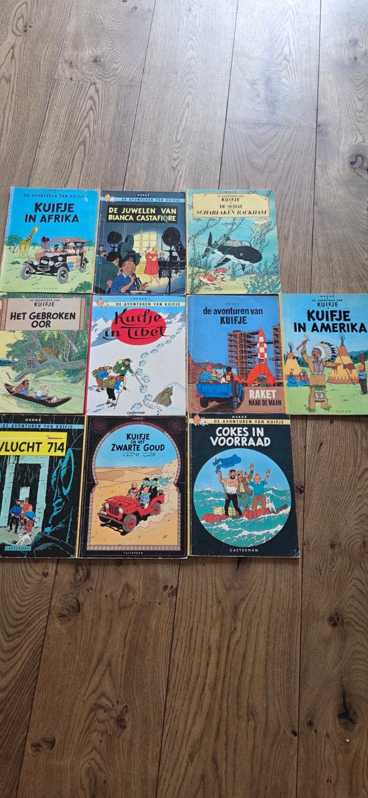 Kuifje, Ophalen, Gelezen