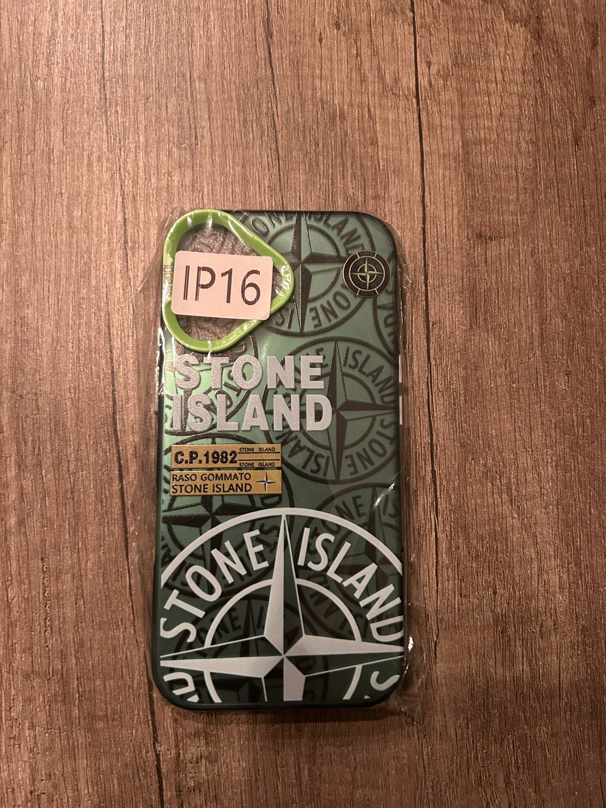 Stone Island iPhone 16 Hoesje - Groen, Telecommunicatie, Kunststof, IPhone 16, Nieuw, Hoesje of Tasje