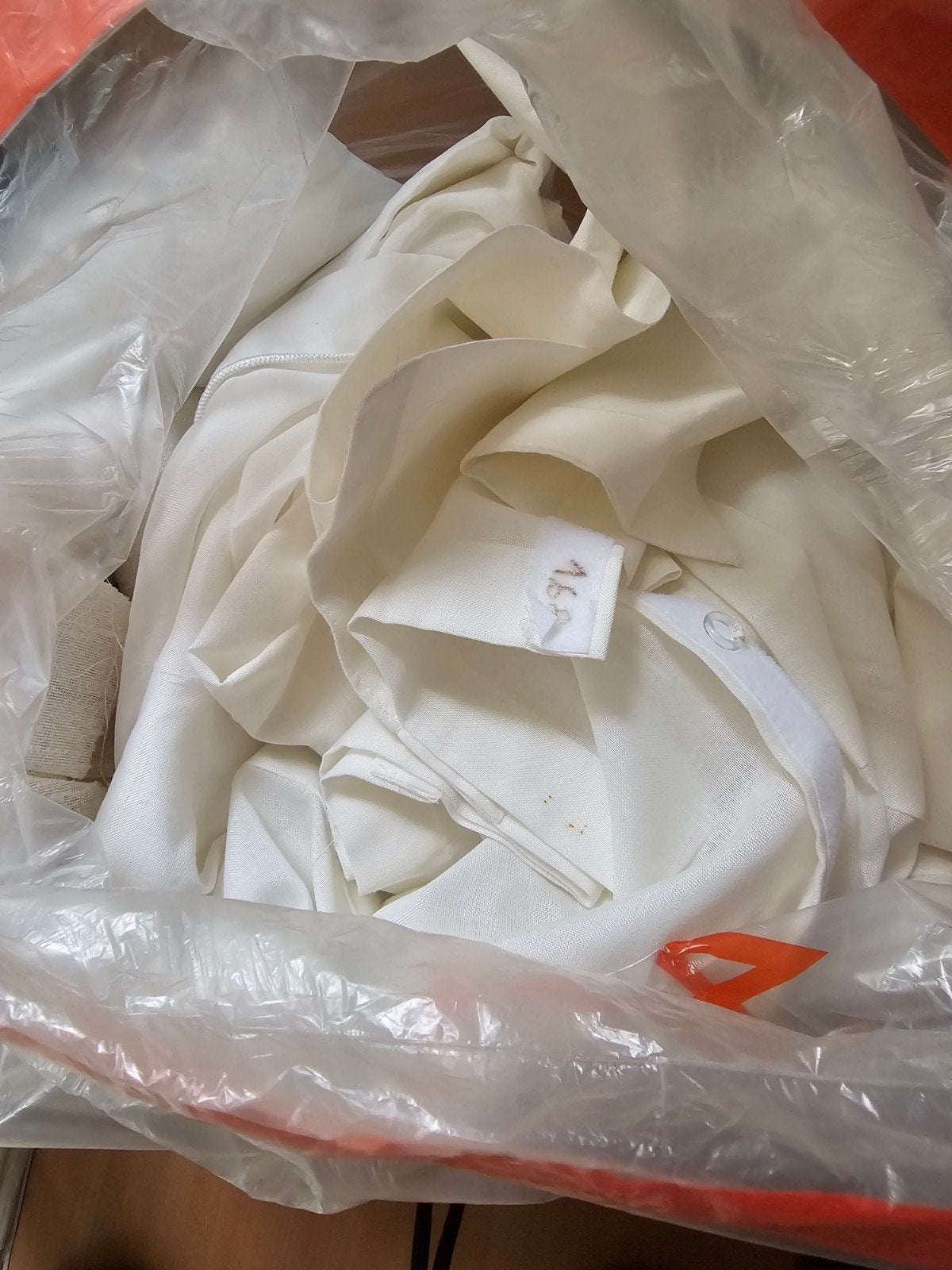 Gratis zak met gordijnstoffen, Ophalen, Katoen, 120 cm of meer