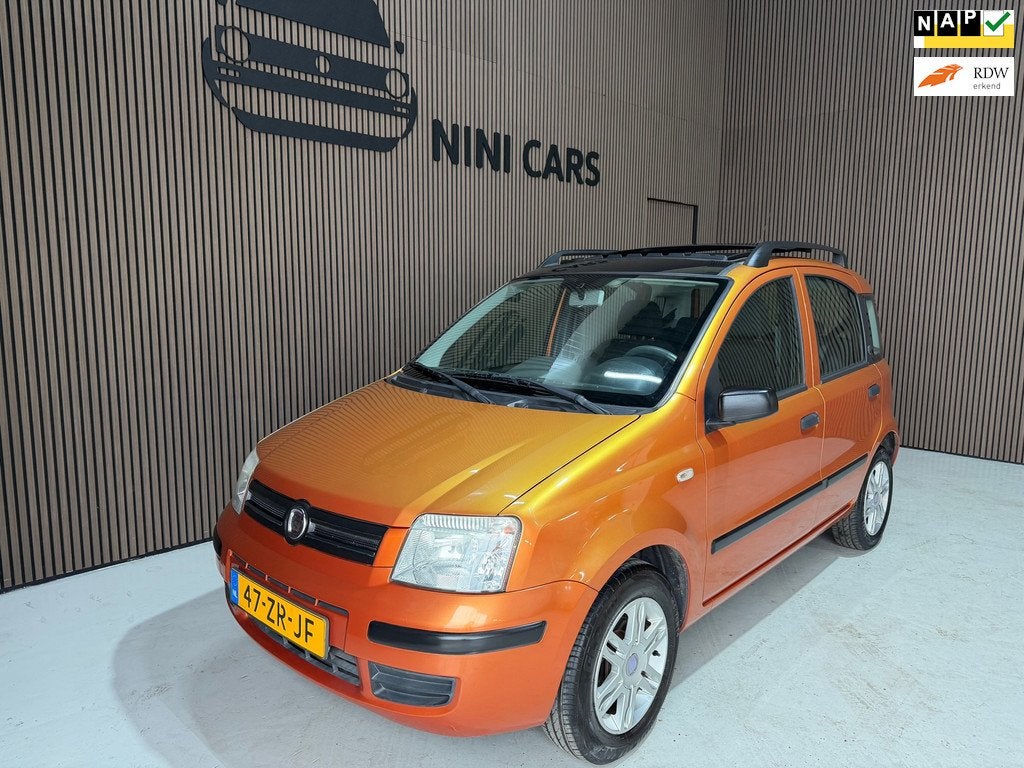 Fiat Panda 1.2 Emotion Pano/Zeer netjes/Lage kilometers, Auto's, Fiat, Voorwielaandrijving, Gebruikt, Origineel Nederlands, Bedrijf