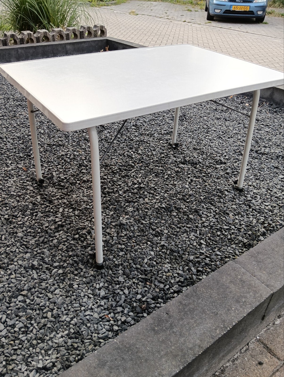 Gebruikte camping tafel, Caravans en Kamperen, Ophalen, Gebruikt, Campingtafel
