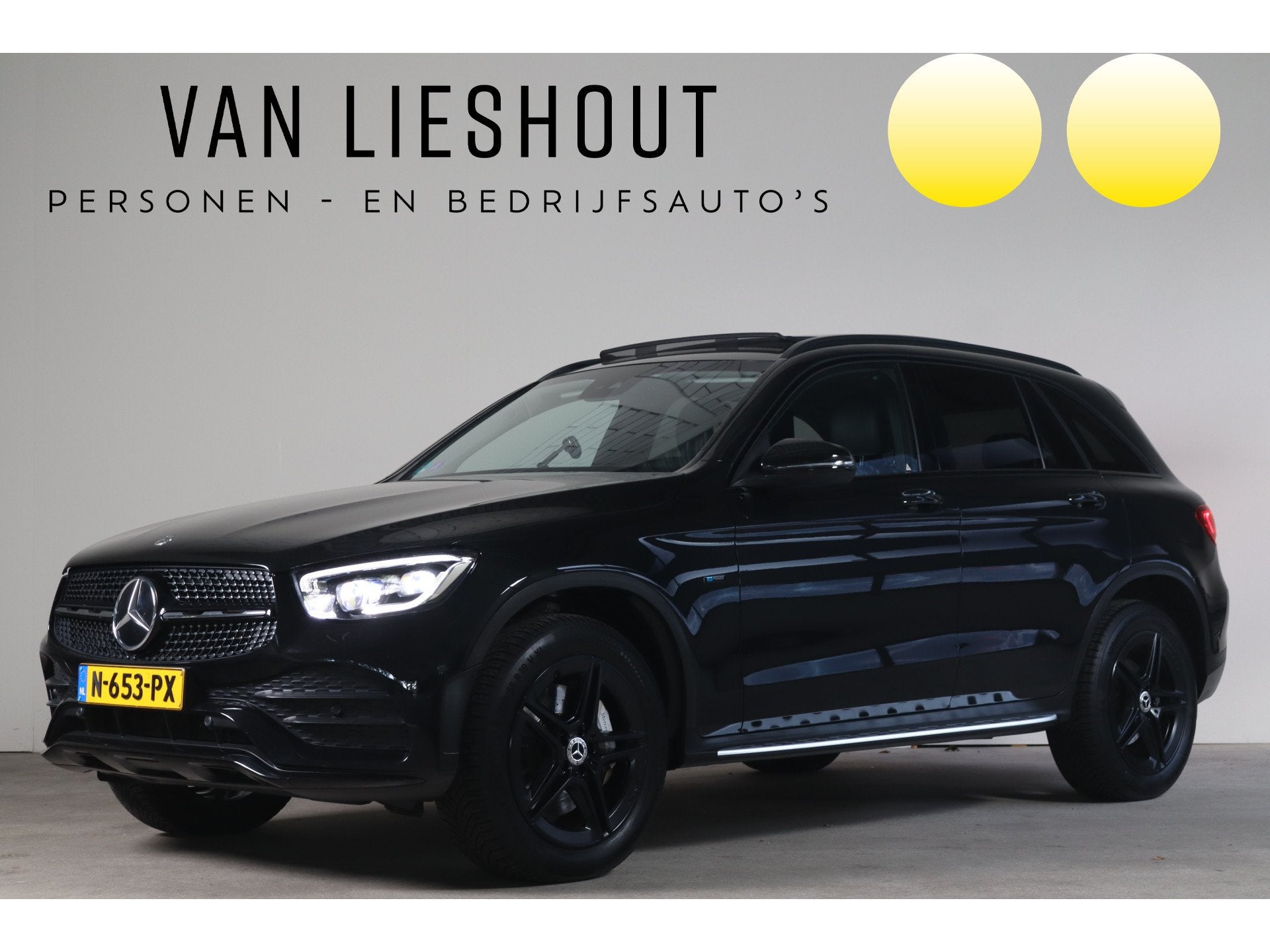 Mercedes-Benz GLC 300e 4MATIC Premium Plus Stoelverw I Pano, Auto's, Gebruikt, Euro 6, 4 cilinders, 2000 kg