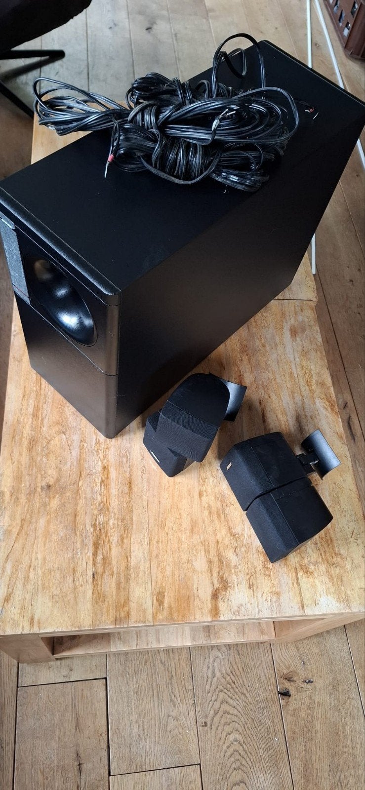 Bose Acoustimass 5 Series III Direct/Reflecting speakerset, Ophalen, Gebruikt, Inclusief kabels, Speakerset