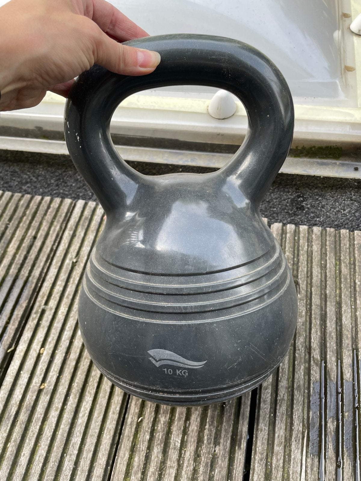 Kettlebell set 6 KG en 10 KG, Ophalen of Verzenden, Gebruikt, Armen, Kettlebell