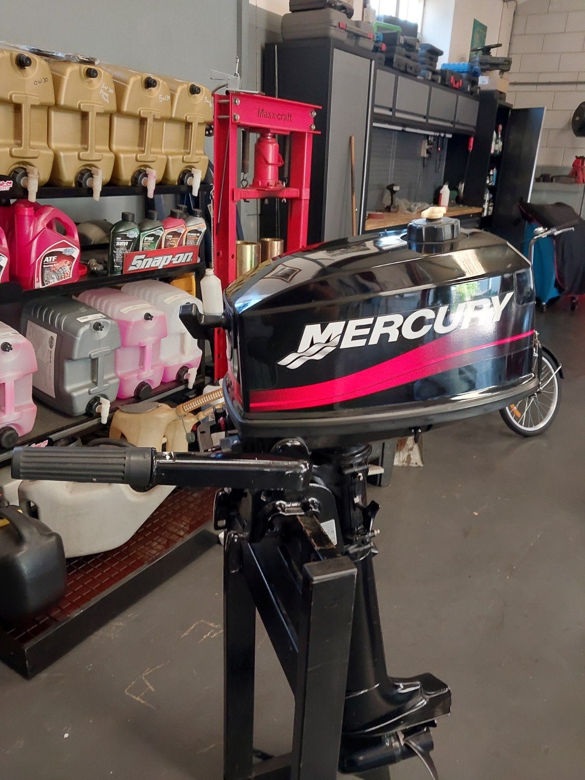 Nieuw !!Mercury 5pk 2 takt Langstaart, Ophalen, Gebruikt, 5 tot 10 pk, Buitenboordmotor