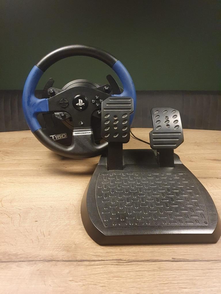 Thrustmaster T150 Force Feedback Racestuur + Pedalen, Racestuur, Force feedback, Ophalen of Verzenden, Zo goed als nieuw