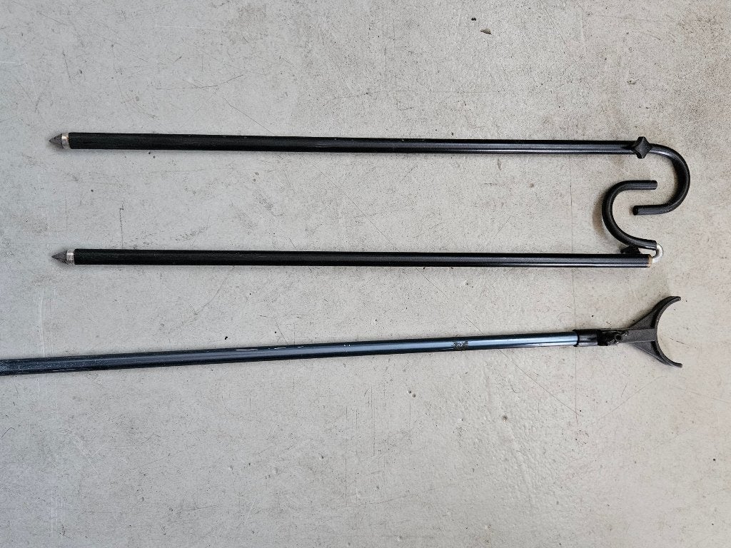 Karperhengel met molen en steunen, Watersport en Boten, Ophalen, Gebruikt, Complete set