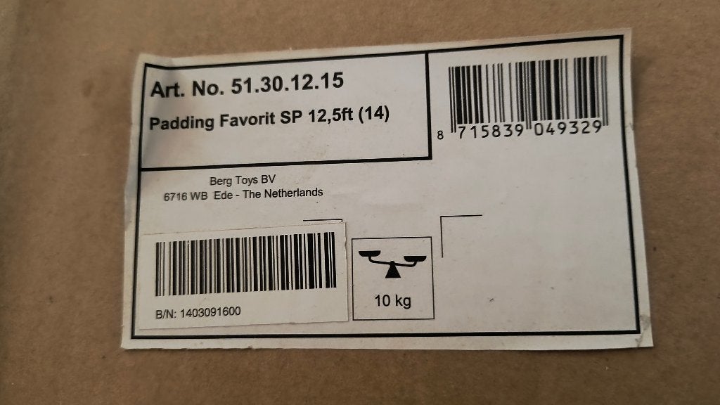 Berg Favorit SP12.5ft trampoline rand, Ophalen, Nieuw