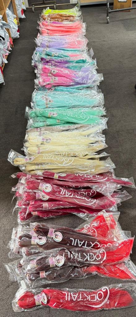 179 stuks vlechthaar 100G - Cocktail, Ophalen of Verzenden, Nieuw, Versiering