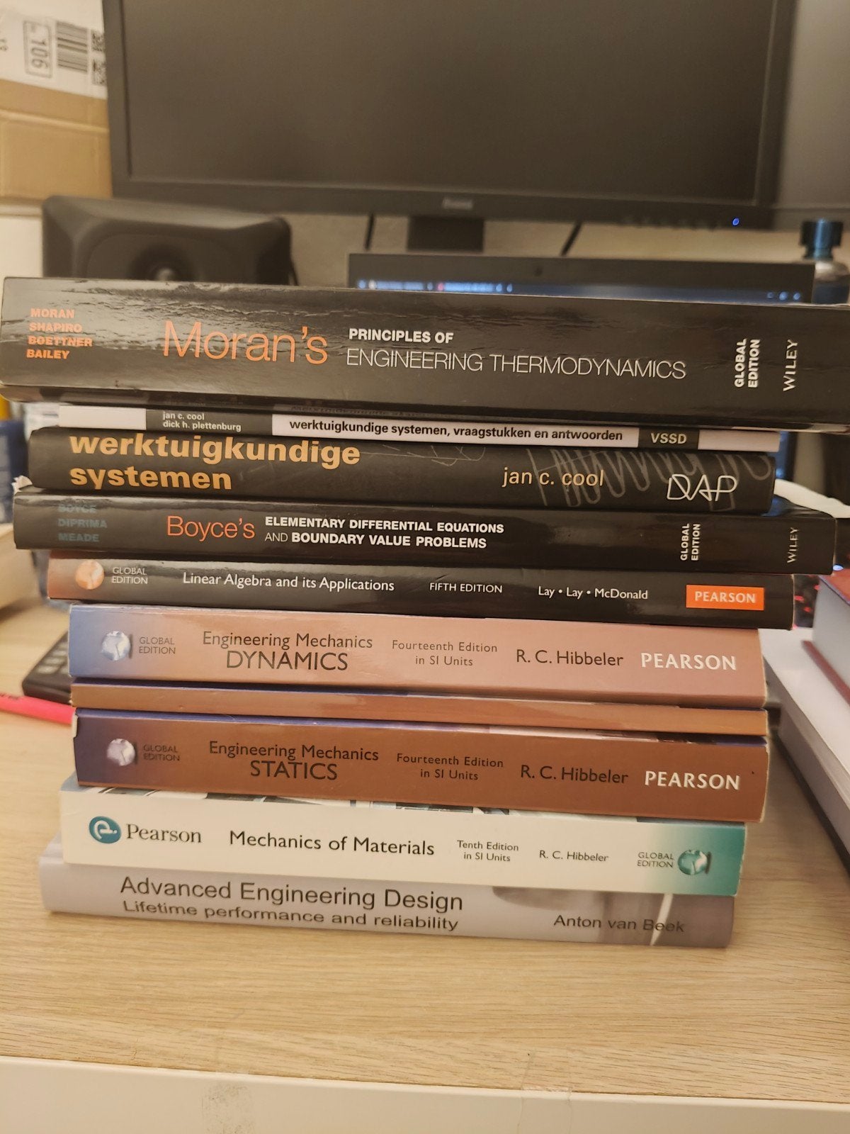 TU Delft Werktuigbouwkunde bachelor boeken jaar 1 en 2, Ophalen, Beta, Zo goed als nieuw, WO