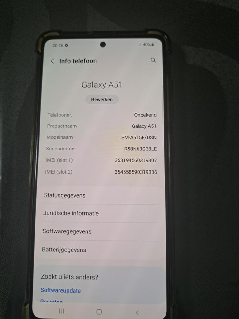 Samsung A51 5G zgan, Zwart, Ophalen of Verzenden, Zo goed als nieuw, 128 GB