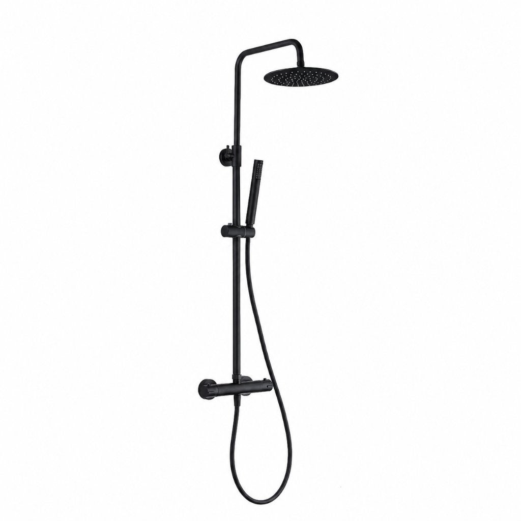 Douchesets - Regendouche - Chrome/Zwart, Ophalen, Nieuw, Chroom, Douche