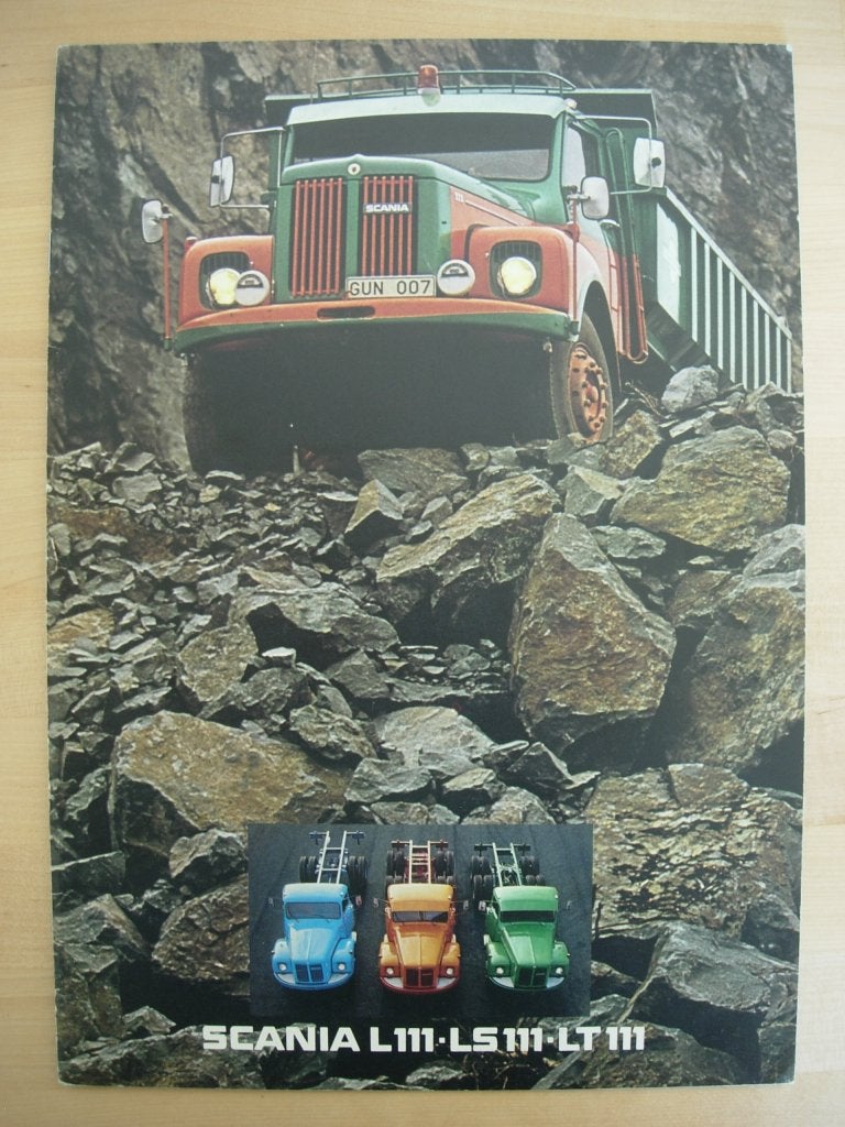 Scania L111 LS111 LT111 Brochure 1978 – Torpedo L LS LT 111, Ophalen of Verzenden, Zo goed als nieuw, Overige merken, Scania