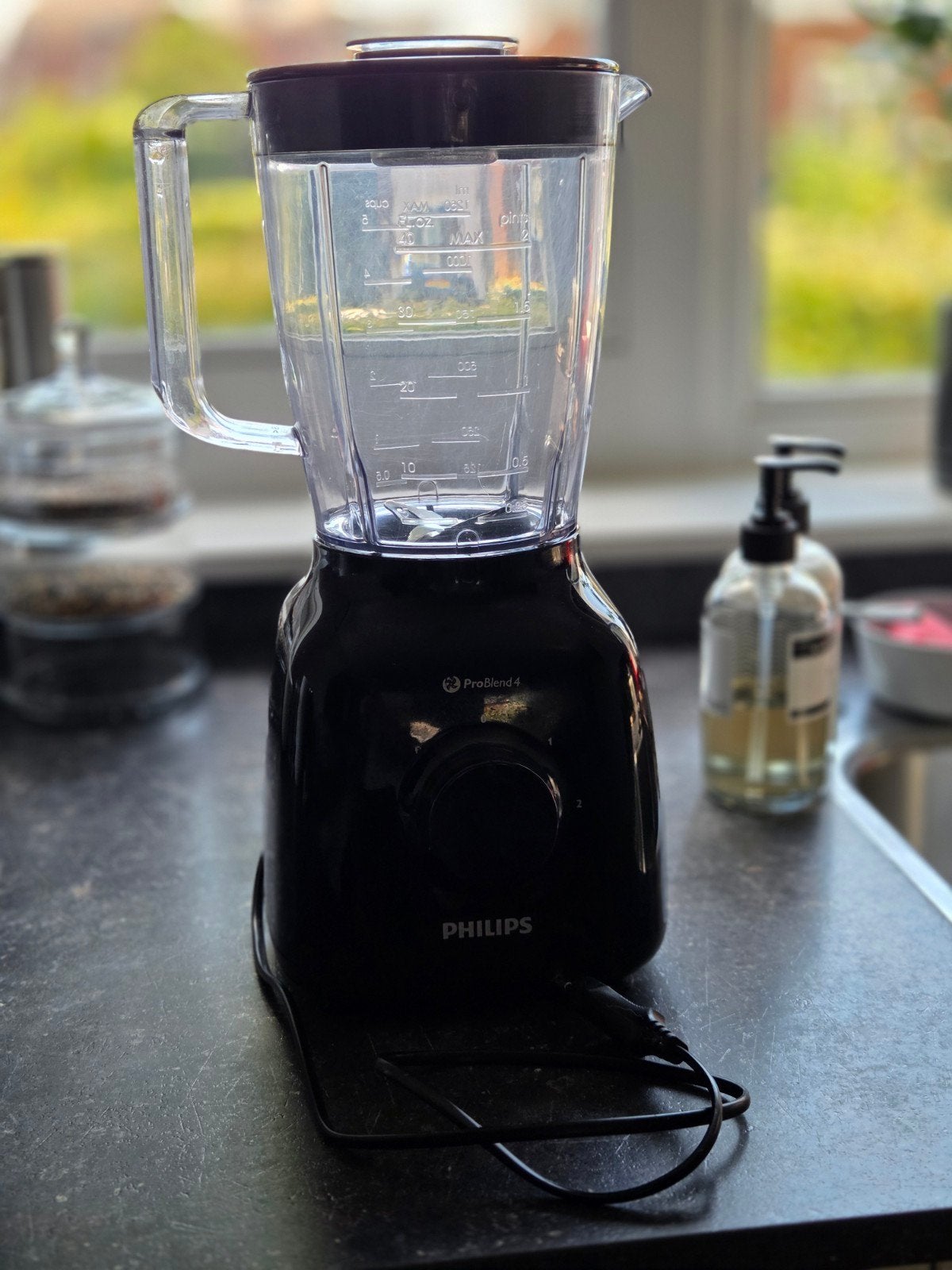 Philips ProBlend 4 Blender - Zwart, Ophalen