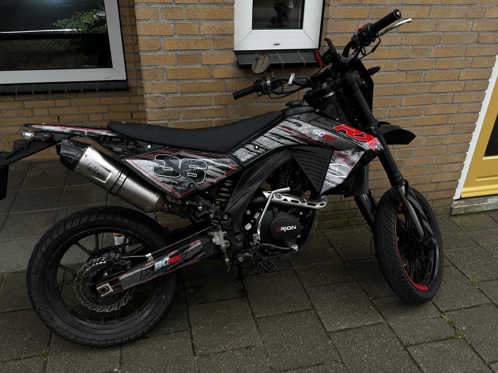 Orion RX50 125cc, Fietsen en Brommers, Brommers | Derbi, Zo goed als nieuw, Maximaal 45 km/u, Ophalen