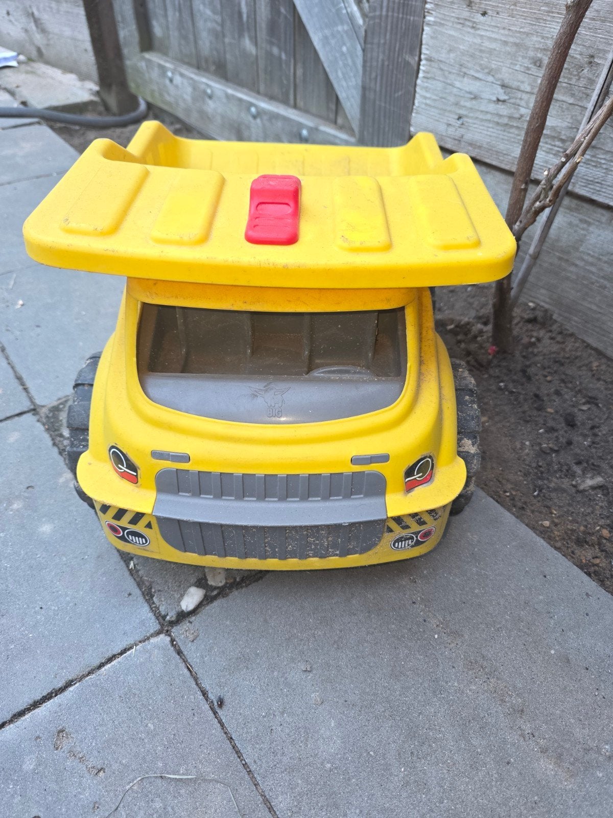 Gele kiepwagen speelgoed van Big power worker,heel stevig!, Ophalen, Gebruikt