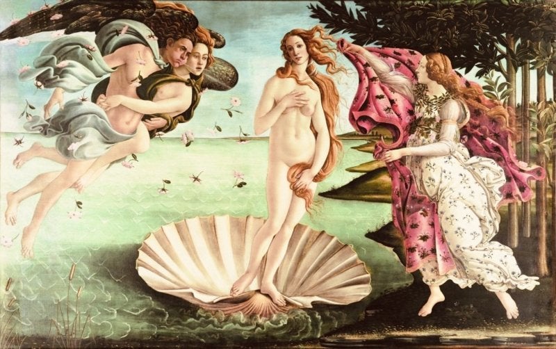 Piatnik Sandro Botticelli - De Geboorte van Venus - 1000 st., Ophalen of Verzenden, 500 t/m 1500 stukjes, Nieuw, Legpuzzel