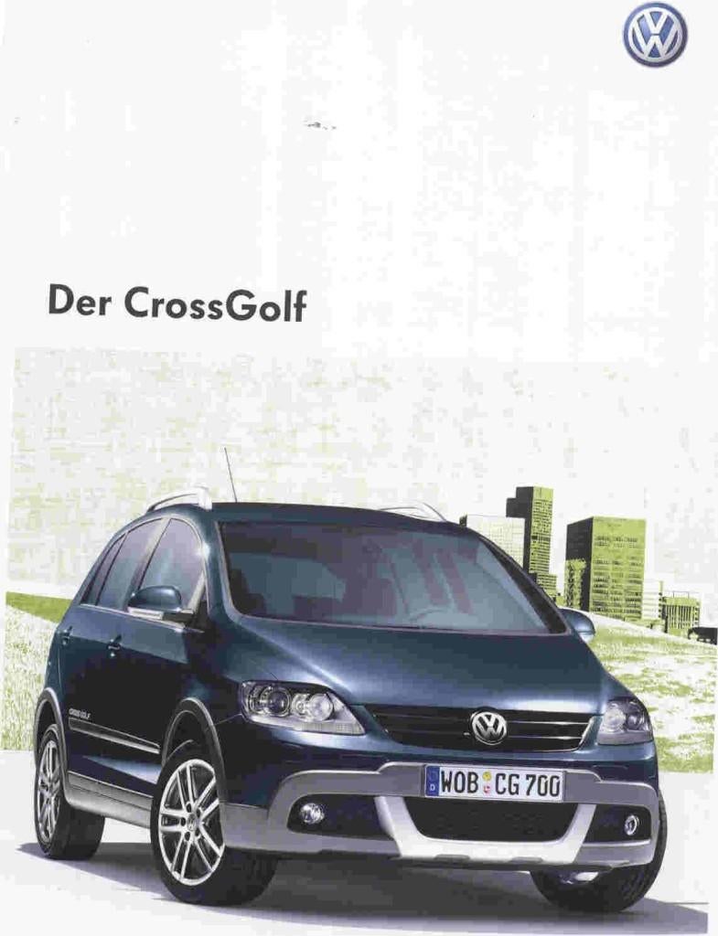 Volkswagen CrossGolf / Cross Golf (mei 2008), Ophalen of Verzenden, Nieuw, Volkswagen