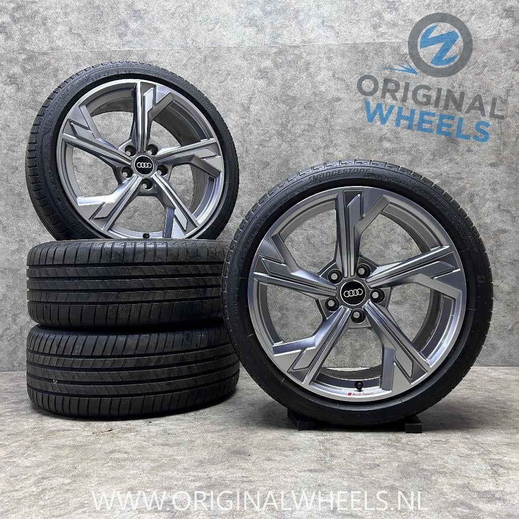 18 inch originele velgen + zomerbanden Audi A3 S3 8Y, Gebruikt, Banden en Velgen, Ophalen of Verzenden, Personenwagen