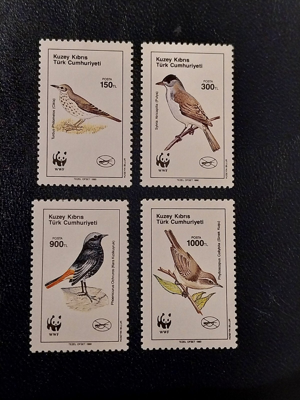 WWF Turks Cyprus 275-278 vogels 1990 postfris mi 35eu, Ophalen of Verzenden, Dier of Natuur
