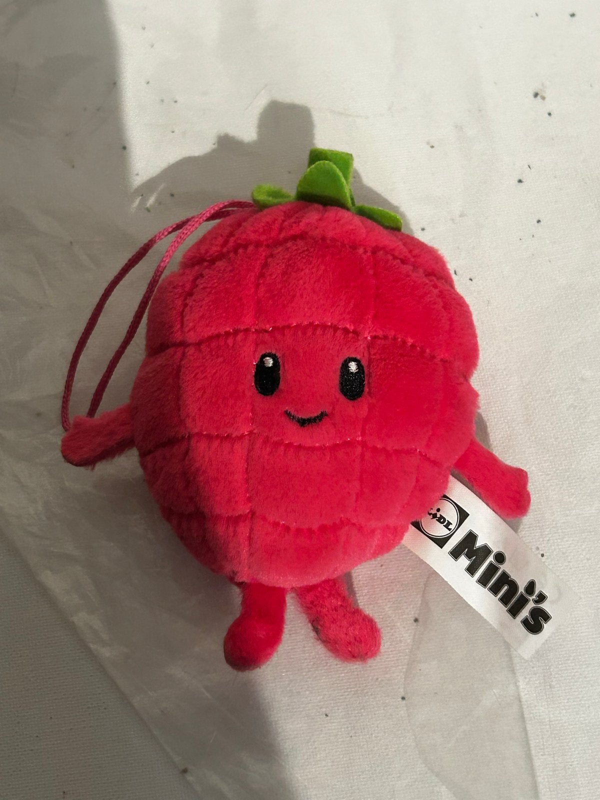 Lidl Mini's knuffel framboos, Lidl, Overige karakters, Overige typen, Nieuw