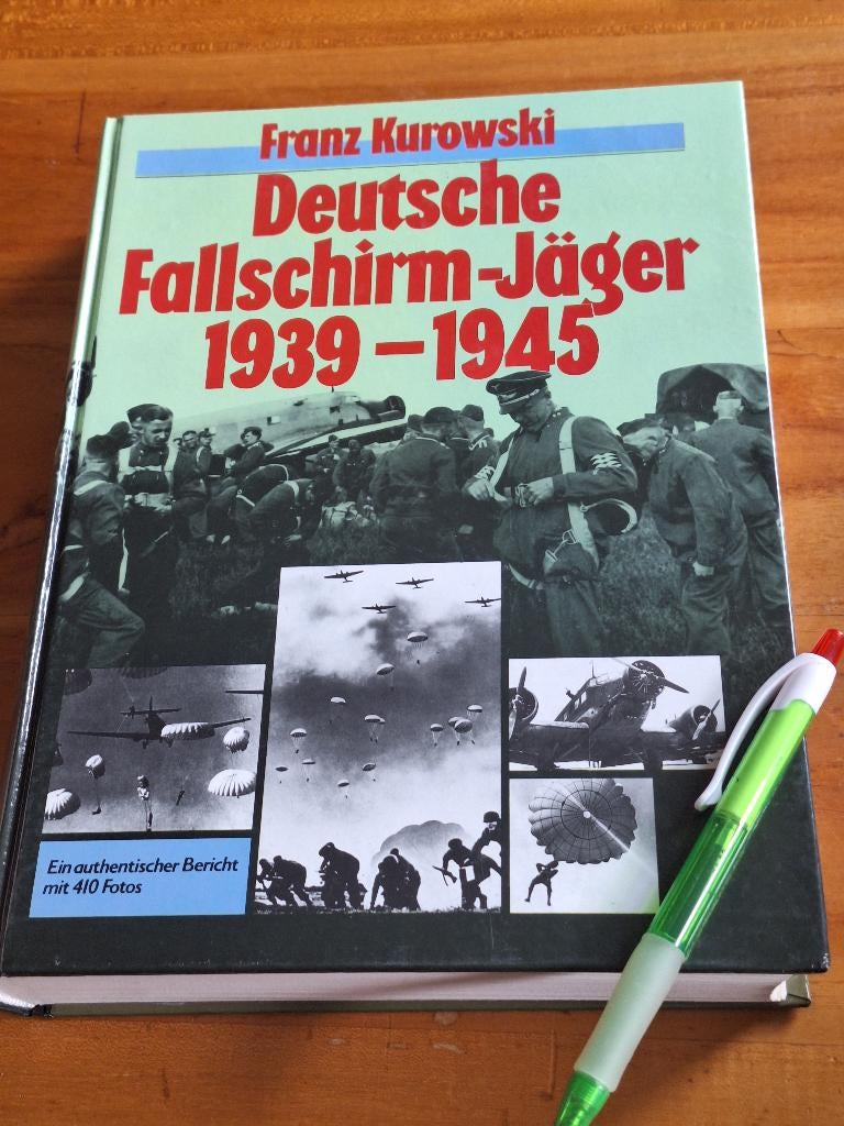 Franz Kurowski, Deutsche Fallschirmjäger, Ophalen of Verzenden, Tweede Wereldoorlog, Gelezen, Overige onderwerpen