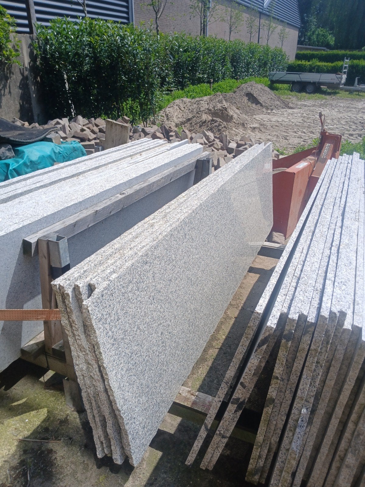 Granieten platen -  keukenbladen 70 stuks, Ophalen, Keramiek, 60 cm of meer, Vloertegels