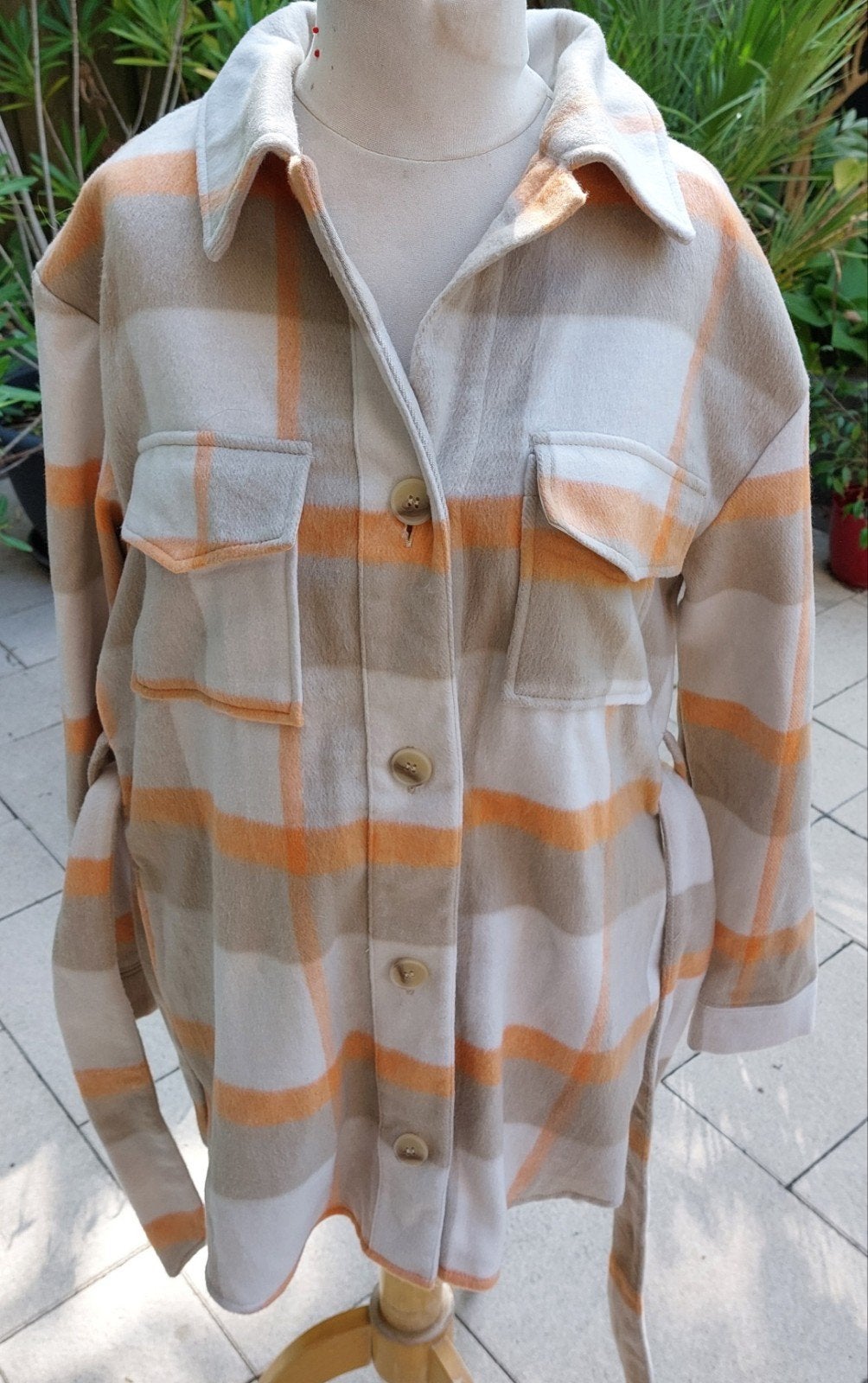 Zeeman geruite shacket met ceintuur, Meerkleurig, Zeeman, Nieuw, Ophalen of Verzenden