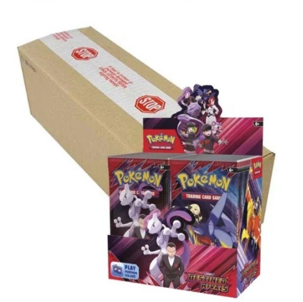 Pokemon Destined rivals booster box case, Hobby en Vrije tijd, Ophalen of Verzenden, Nieuw, Boosterbox